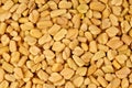 Fenugreek seeds macro Royalty Free Stock Photo