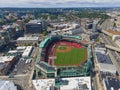 Fenway Park aerial view, Boston, Massachusetts, USA Royalty Free Stock Photo
