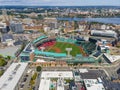 Fenway Park aerial view, Boston, Massachusetts, USA