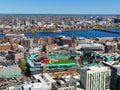Fenway Park aerial view, Boston, MA, USA Royalty Free Stock Photo