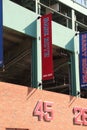 FENWAY PARK, Boston, Ma,BABE RUTH BANNER Royalty Free Stock Photo