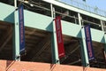 FENWAY PARK, Boston, Ma, banners of former players Royalty Free Stock Photo