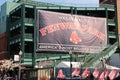 FENWAY PARK, Boston, Ma, sign Royalty Free Stock Photo