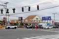 Fenwick Island, Delaware, U.S - July 8, 2023 - Pedestrians crossing the road and traffic on Route 1