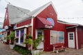 Fenwick Island, Delaware, U.S - July 8, 2023 - The red building and store by Village of Fenwick