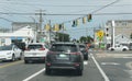 Fenwick Island, Delaware, U.S - July 8, 2023 - Traffic on Route 1 in the summer