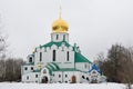 Feodorovsky Cathedral in the Alexander Park in Pushkin,