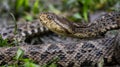 Fer de lance viper in Costa Rica Royalty Free Stock Photo