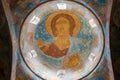 Image of the Savior on the dome of the cathedral Royalty Free Stock Photo