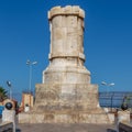 Ferdinand de Lesseps statue base, Entrance of Suez Canal, Port Said, Egypt