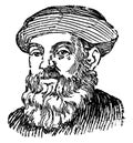 Ferdinand Magellan, vintage illustration