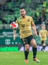 Ferencvaros defender Endre Botka in action during Hungarian OTP Bank Liga Gameweek 31 match Ferencvaros vs Zalaegerszegi 5-3