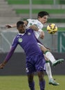 Ferencvaros vs. Ujpest League Cup football match Royalty Free Stock Photo