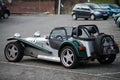 Profil view of vintage caterham super seven parked in the street Royalty Free Stock Photo