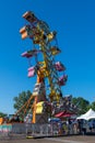 Otter Tail County Fair, Fergus Falls, Minnesota. Summer fun, fair rides in the Summ