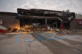 Ferguson QuikTrip burned down by protesters Royalty Free Stock Photo