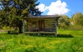 Cabin in Smoky Mountain Park Royalty Free Stock Photo