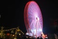 Feris wheel at christmas market in Schwerin, Germany Royalty Free Stock Photo