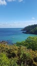 Fermain Beach, East Coast Cliffs, St Martins, Guernsey Channel Islands Royalty Free Stock Photo