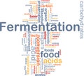 Fermentation process background concept