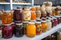 fermented foods market, with various types of fermented foods for sale