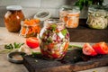 Fermented preserved food Royalty Free Stock Photo