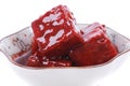 Fermented red bean curd China Royalty Free Stock Photo