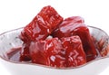 Fermented red bean curd China Royalty Free Stock Photo