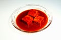 Fermented tofu Beancurd Red Tofu Royalty Free Stock Photo