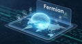 Fermion Global Network Interface Royalty Free Stock Photo