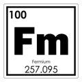 Fermium chemical element