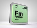 Fermium - Fm - chemical element periodic table