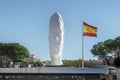 Fernan Gomez Centro Cultural de la Villa with Julia Sculpture by Jaume Plensa, 2018 - Madrid, Spain