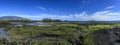 Fernandina landscapes galapagos islands Royalty Free Stock Photo