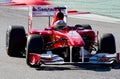 Fernando Alonso (Ferrari) Royalty Free Stock Photo
