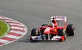 Fernando Alonso (Ferrari) Royalty Free Stock Photo