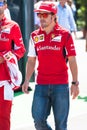 Fernando Alonso, Ferrari driver Royalty Free Stock Photo