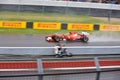 Fernando Alonso racing at Montreal Grand prix Royalty Free Stock Photo