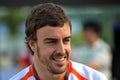 Fernando Alonso Renault F1 Racing Team 2009 Royalty Free Stock Photo