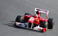 Fernando Alonso (Spanish Grand Prix) Royalty Free Stock Photo