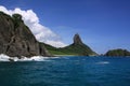 Fernando de Noronha panorama and Pico Royalty Free Stock Photo