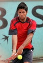 Fernando Verdasco (ESP) at Roland Garros 2009 Royalty Free Stock Photo