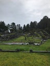 Ferndale California old historic cemetery with ancient graves.