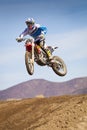 Fernley SandBox Dirt Bike Racer Jump Royalty Free Stock Photo