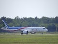 Malpensa airpot with airplane