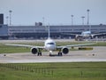 Malpensa airpot with airplane