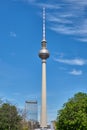 The Fernsehturm, Berlins highest building Royalty Free Stock Photo