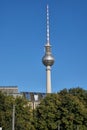 The Fernsehturm, Berlins highest building Royalty Free Stock Photo