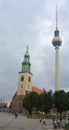 Fernsehturm Television Tower located at Alexanderplatz.