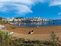Ferragudo fishing village, Algarve, Portugal Royalty Free Stock Photo